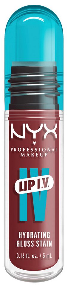 NYX Lipgloss NYX Professional Makeup Lip IV Gloss Serum Lipgloss, Wet-Look, spendet Feuchtigkeit, pflegt, hinterlässt Lip Stain. von NYX