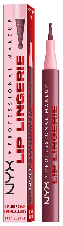 NYX Lippenstift NYX Professional Makeup Lip Lingerie Lip Liner Stain von NYX