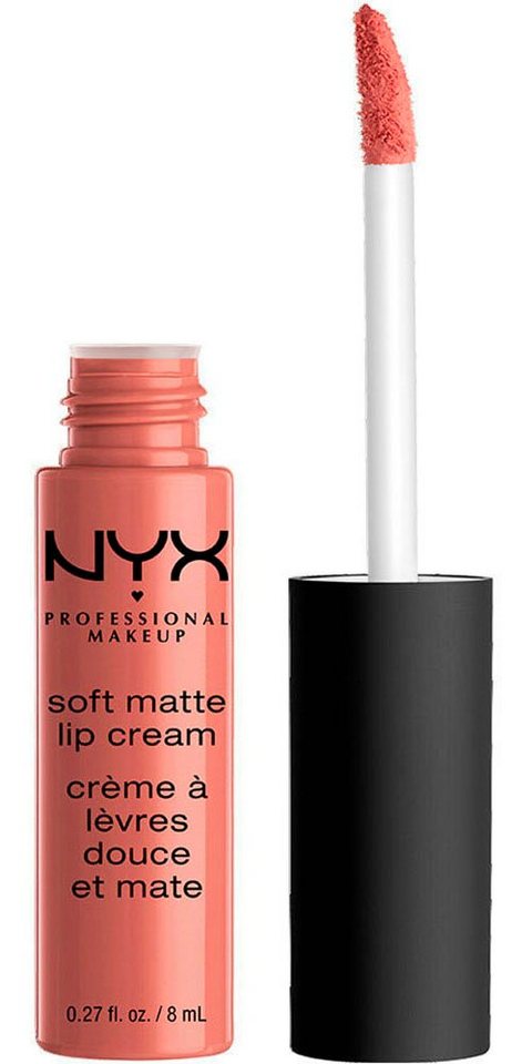 NYX Lippenstift Professional Makeup Soft Matte Lip Cream, mit natürlichen Inhaltstoffen von NYX