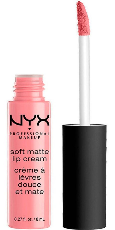 NYX Lippenstift Professional Makeup Soft Matte Lip Cream, mit natürlichen Inhaltstoffen von NYX