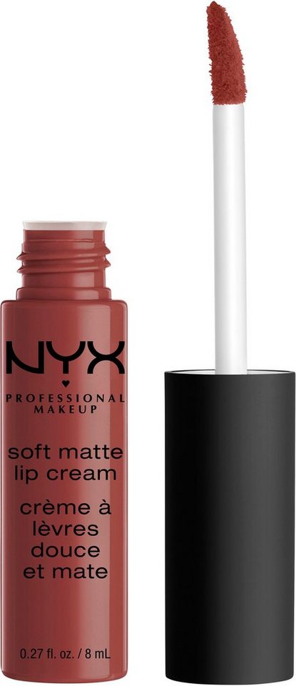 NYX Lippenstift Professional Makeup Soft Matte Lip Cream, mit natürlichen Inhaltstoffen von NYX