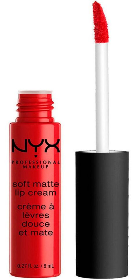 NYX Lippenstift Professional Makeup Soft Matte Lip Cream, mit natürlichen Inhaltstoffen von NYX