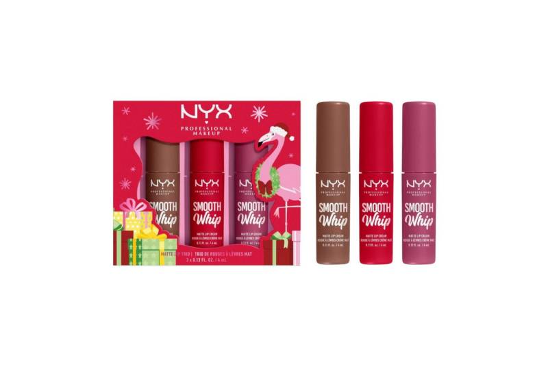 NYX Make-up Set SMOOTH WHIP MATTE LIP CREAM TRIO, 3-tlg. von NYX