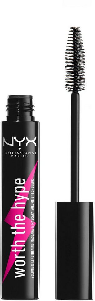 NYX Mascara Professional Makeup Worth The Hype Mascara, mit auffälliger Pigmentierung von NYX