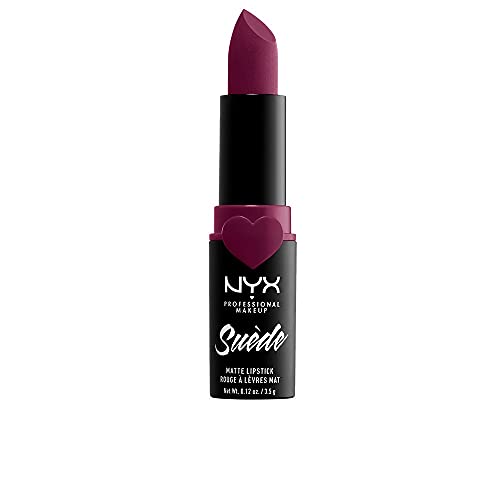 NYX Professional Makeup Lippenstift - Suede Matte Lipstick, superleichter & pudriger Lippenstift, intensiv mattes Finish, 3, 5 g, Girl Bye 10 von NYX PROFESSIONAL MAKEUP