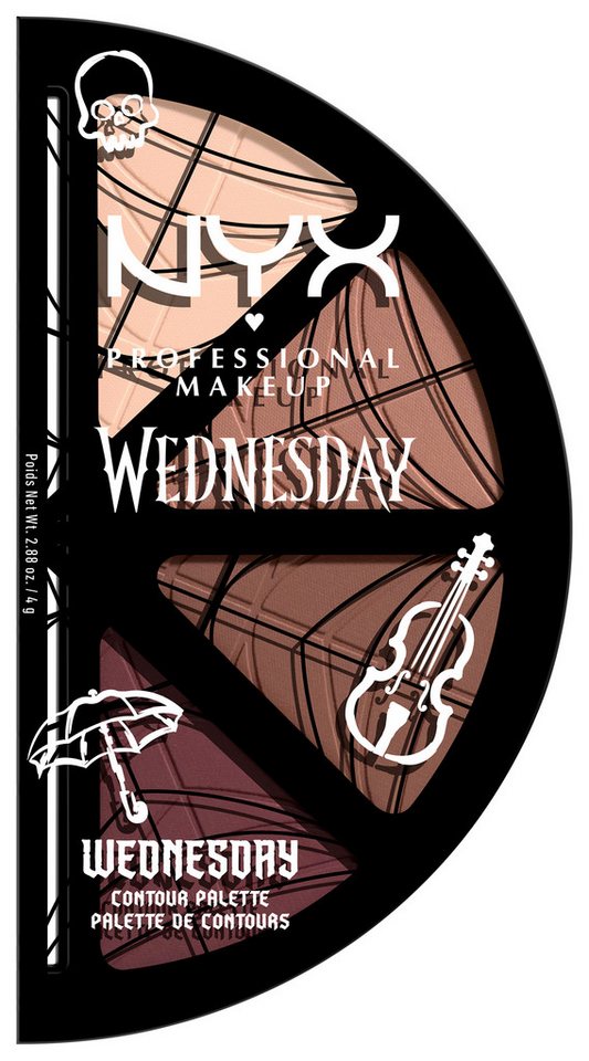 NYX Puder NYX Professional Makeup Wednesday Stained Glass Palette Contour von NYX