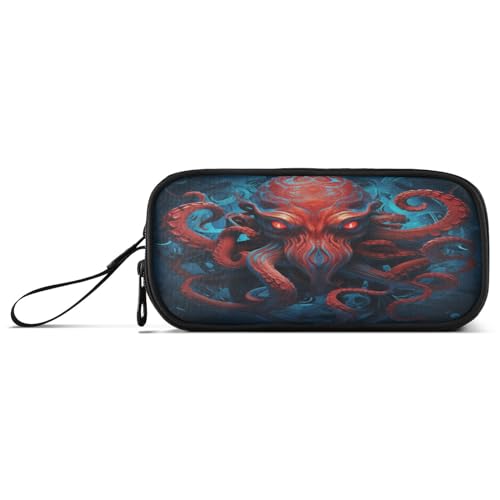 NYYYTTTEU Cooler Monsterkrake Federmäppchen Federtaschen Mäppchen Schlamperbox Tasche für Jungen Mädchen Schüler von NYYYTTTEU