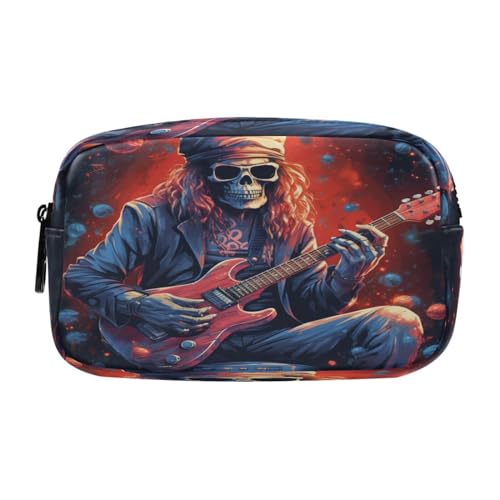 NYYYTTTEU Cooler Weihnachts-Kunstmusik-Player Federmäppchen Federtaschen Mäppchen Große Kapazität Schlamperbox Kosmetik Make-up Tasche für Jungen Mädchen Schule Schüler von NYYYTTTEU