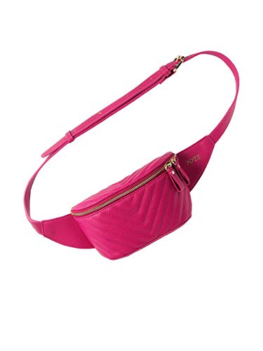 NYZE Damen Hip Bag - 100% Vegane Gürteltasche/Bauchtasche Pink von NYZE