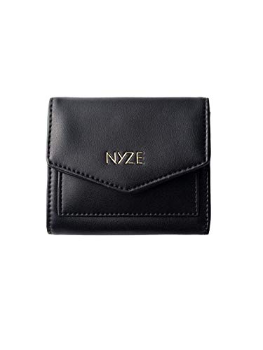 NYZE Damen Wallet - Portemonnaie/Geldbörse 100% Vegan Schwarz von NYZE