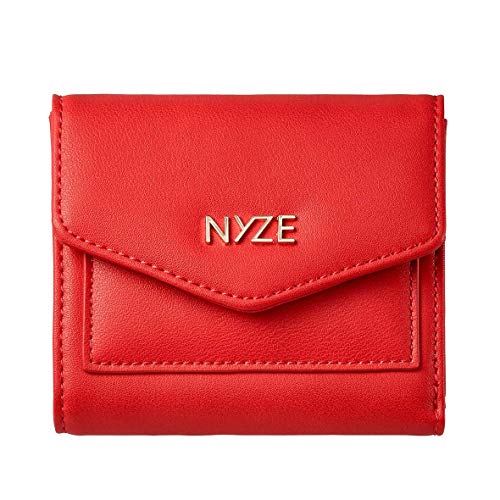 NYZE Damen Wallet Small - Portemonnaie/Geldbörse 100% Vegan Rot von NYZE