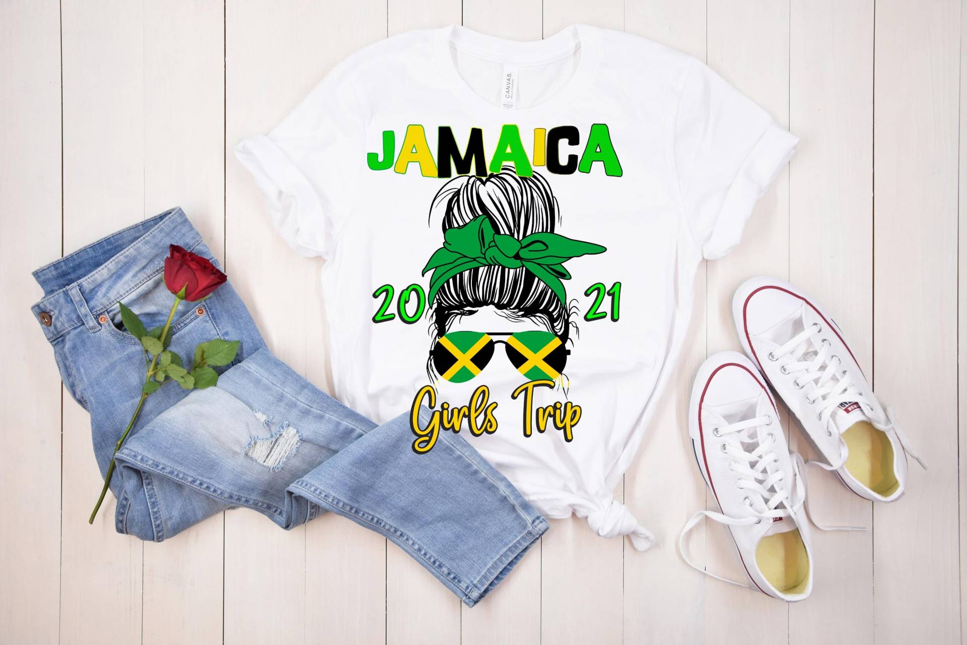 Jamaika 2023, Mädchen Reise Shirts, Urlaub, Bachelorette, Urlaub Shirt von NZGiftsDesign