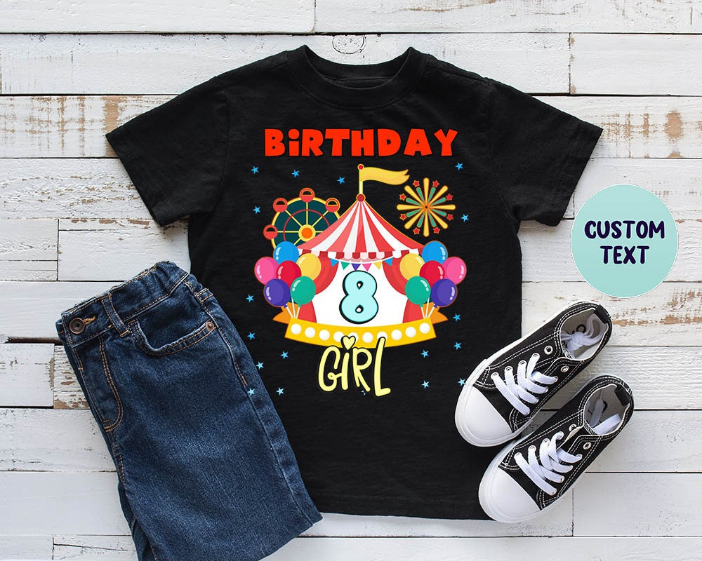 Zirkus Geburtstag, Karneval Shirt, Geburtstag Mädchen, Party, Motto Passendes Familien Passend von NZGiftsDesign