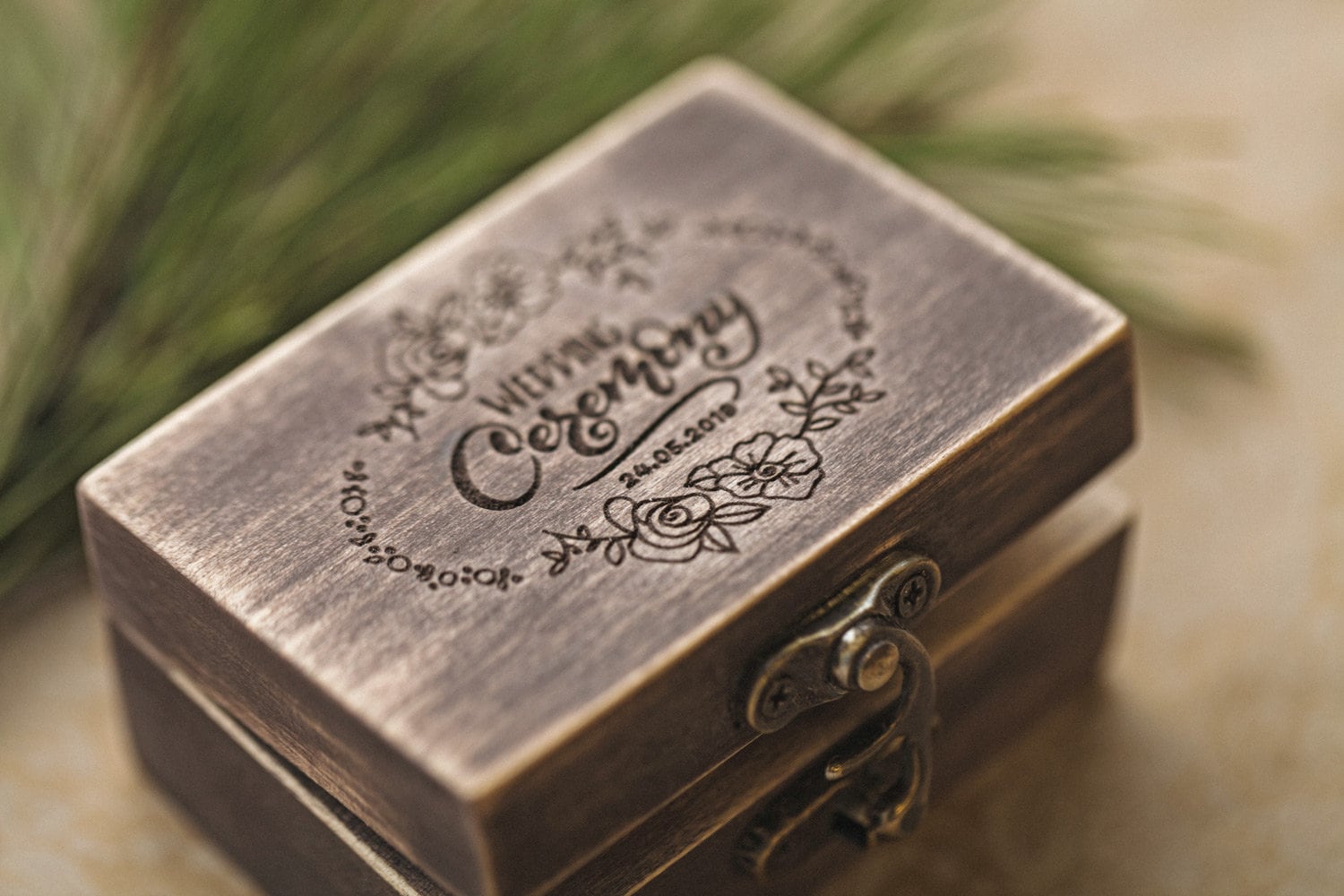 Ringbox Personalisiert Handgemachter Rustikaler Vintage-stil Ringbox Personalisiert Handgemachter Rustikaler Vintage-stil von NZHANDICRAFT