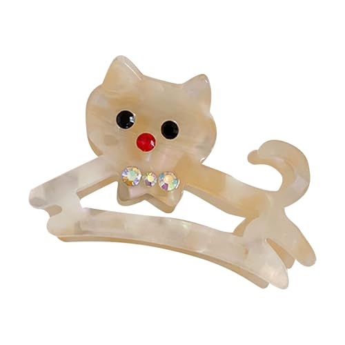 Einzigartige Katzen Acetat Haarclip Modische Haarnadel Party Kopfbedeckung Haarstücke Haarzubehör Für Modefrauen von NZHBOAM
