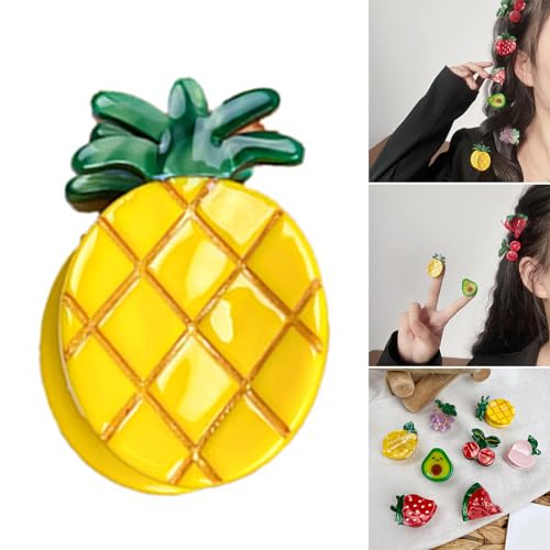 Internet Promi Nehmen Fotoseitenbalken Haarklaue Mit Früchten Form Haarfang Für Frauen Teenager Zöpfe Seite von NZHBOAM