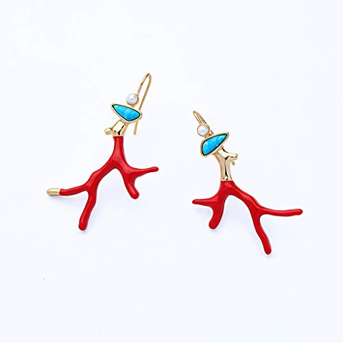 Mode Red Emaille Coral Antler Dangle Ohrringe Branch Acrylharz Drop Ohrringe Schmuck Geschenke Für Mädchen Frauen Frauen Mode Red Emaille Coral Antler Dangle Ohrringe Branch Acrylharz Drop Ohrringe Schmuck Geschenke Für Mädchen Frauen Frauen von NZHBOAM