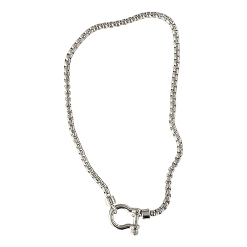 NZHBOAM Edelstahl Carabiner Claspe Halskette Robustes Vielseitiges Modezubehör Für Tägliche Verschleiß Und Reise Stile Outfits NZHBOAM Edelstahl Carabiner Claspe Halskette Robustes Vielseitiges Modezubehör Für Tägliche Verschleiß Und Reise Stile Outfits von NZHBOAM