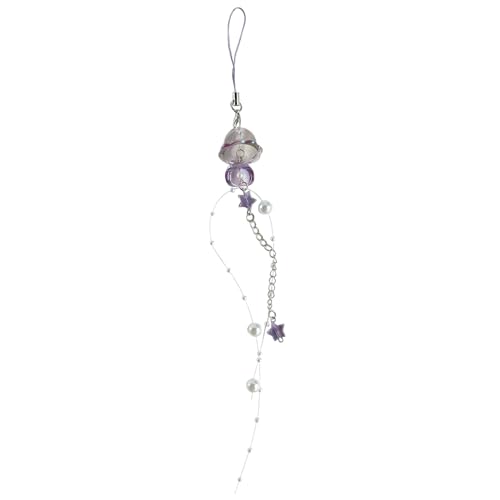NZHBOAM Einzigartige Kristallquallen Anhänger Keychain Star Pearl Mobilfunkkette Für Taschen Rucksack Star Telefon Lanyard NZHBOAM Einzigartige Kristallquallen Anhänger Keychain Star Pearl Mobilfunkkette Für Taschen Rucksack Star Telefon Lanyard von NZHBOAM