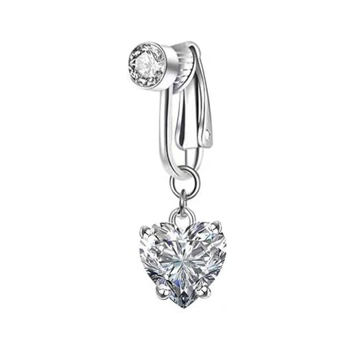 NZHBOAM Modisch Ohne Piercing Navelclip Stilvolle Zirkonia Bauchnabel Schmuck Komfort Kupperkörperzubehör Für Frauen NZHBOAM Modisch Ohne Piercing Navelclip Stilvolle Zirkonia Bauchnabel Schmuck Komfort Kupperkörperzubehör Für Frauen von NZHBOAM