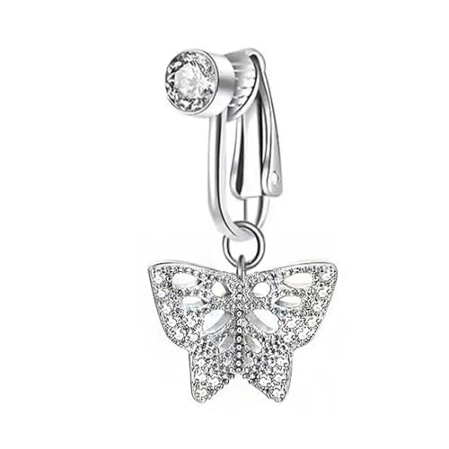 NZHBOAM Modisch Ohne Piercing Navelclip Stilvolle Zirkonia Bauchnabel Schmuck Komfort Kupperkörperzubehör Für Frauen NZHBOAM Modisch Ohne Piercing Navelclip Stilvolle Zirkonia Bauchnabel Schmuck Komfort Kupperkörperzubehör Für Frauen von NZHBOAM
