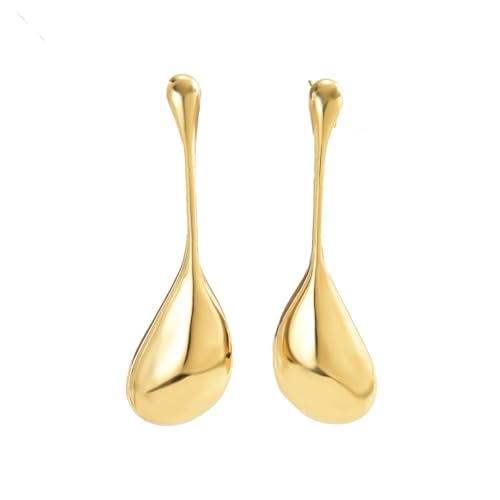 Geometric Water Drop-shaped Earrings for Women, Irregular Large Water Drop Versatile Stud Earrings, Suitable for Dating, Banquet, Party, Dinner Table and Other Scenarios von NZVCQVPU