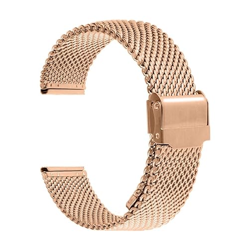 NZVCQVPU 1,0 mm Mesh Uhrenband für 18/20/22/24mm Universal Milanesen Edelstahlbandhandgelenksarmband von NZVCQVPU