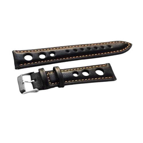 NZVCQVPU 18/20/22/24mm Männer Schnellveröffentlichung echtes Watchband mit Edelstahlnadelschnalle von NZVCQVPU