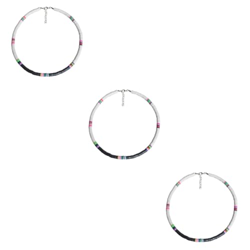 NZVCQVPU 2 x weiße Perlen, 45X0.6cmx3pcs, Standard, Standard von NZVCQVPU