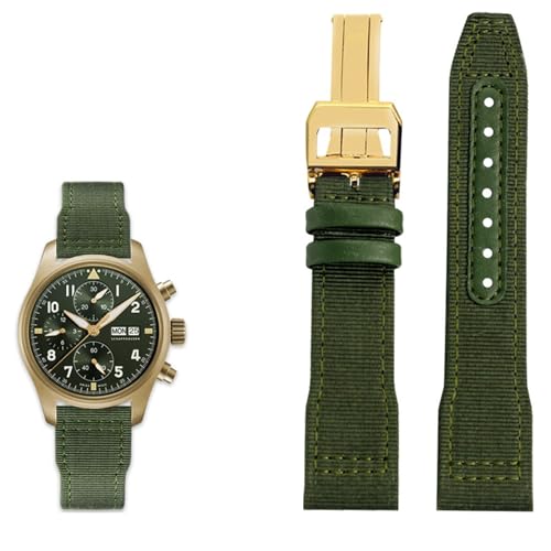 NZVCQVPU 20mm 21 mm 22 mm Nylon Leder Uhrenband , für IWC Le Petit Prince Big Pilot IW3777 Black Sport Canvas Watch Armband NZVCQVPU 20mm 21 mm 22 mm Nylon Leder Uhrenband , für IWC Le Petit Prince Big Pilot IW3777 Black Sport Canvas Watch Armband von NZVCQVPU