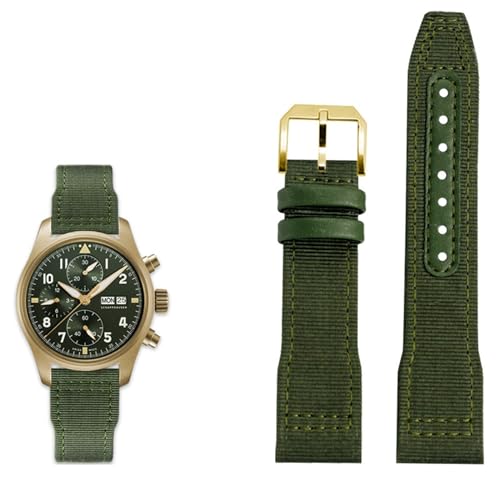 NZVCQVPU 20mm 21 mm 22 mm Nylon Leder Uhrenband , für IWC Le Petit Prince Big Pilot IW3777 Black Sport Canvas Watch Armband NZVCQVPU 20mm 21 mm 22 mm Nylon Leder Uhrenband , für IWC Le Petit Prince Big Pilot IW3777 Black Sport Canvas Watch Armband von NZVCQVPU