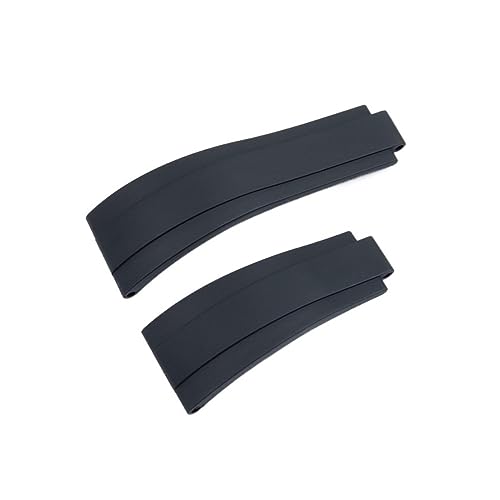 NZVCQVPU 20mm 21mm Fluor Gummi FKM Uhrenwachtband für Gurt GMT Oysterflex Daytona Submariner Deepsea Yacht Master Belt von NZVCQVPU