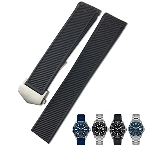 NZVCQVPU 20mm 22mm Watch Strap Black Blue Brown Bands AQUARACER F1 Diving Waterproof Bracelet von NZVCQVPU