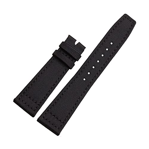 NZVCQVPU 20mm Watch Straps for IWC Pilot Portuguese Portofino Nylon Canvas Watch Bands Green Blue Gray Black Watchbands Straps Bracelets von NZVCQVPU