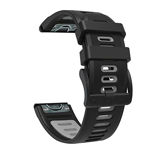NZVCQVPU 22 26mm Quickfit Watch Strap For Fenix 7X 7 6 6X Pro 5X 5 3HR 935 945 MK2 COROS VERTIX 2 Band Silicone Watch Wristband von NZVCQVPU