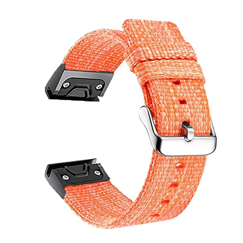 NZVCQVPU 22 26mm Smart Watch Band Straps For Fenix 6 6X Pro 5X 5Plus 3HR Forerunner 935 945 Quick Release Straps Nylon Bracelet von NZVCQVPU