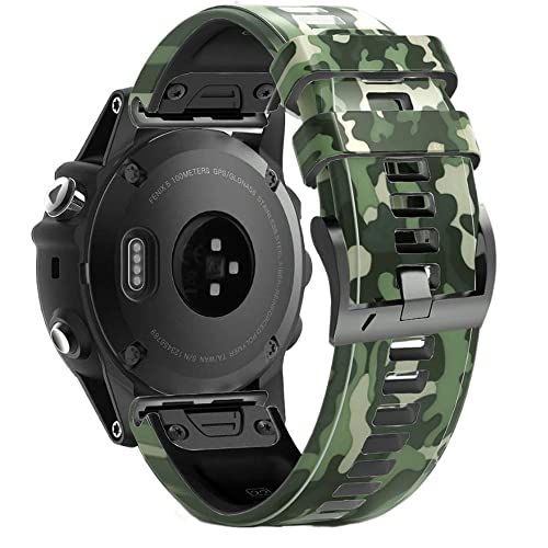 NZVCQVPU 22 26mm Sport Silicone Watchband Camouflage Strap For Fenix 7 7X 5 5X Plus 6 6X Pro 3 3HR MK1 Watch Band Smartwatch Belt NZVCQVPU 22 26mm Sport Silicone Watchband Camouflage Strap For Fenix 7 7X 5 5X Plus 6 6X Pro 3 3HR MK1 Watch Band Smartwatch Belt von NZVCQVPU