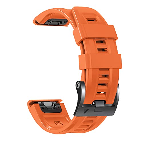 NZVCQVPU 22mm 26mm Watch Strap For Fenix 7 7X 5 5X Plus 6 6X Pro 3 3HR Soft Silicone Smartwatch Band Tactix 7 Watchband Bracelet von NZVCQVPU