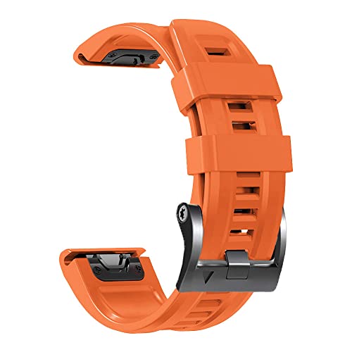 NZVCQVPU 22mm 26mm Watch Straps For Fenix 7 7X 5 5X Plus 6 6X Pro 3 HR Silicone Wristband Bracele Smartwatch Accessories Quick Fit von NZVCQVPU