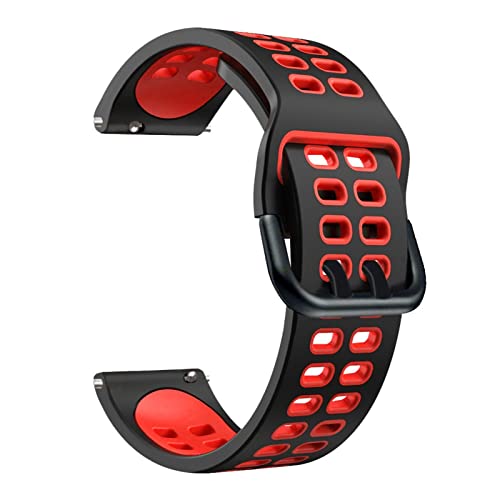 NZVCQVPU 22mm Silicone Straps For Suunto 9 Peak Outdoors Sport Smart Watch Breathable For Coros VERTIX Replacement Band Bracelet von NZVCQVPU