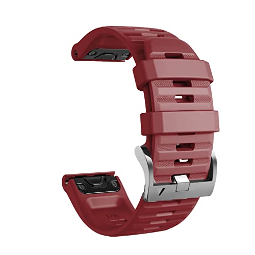 NZVCQVPU 26 22 20MM Watchband Straps For Fenix 7X 7 7S 5 5X 3HR 6X 6 6S Pro Smart Watch Quick Release Silicone Easyfit Wrist Band von NZVCQVPU