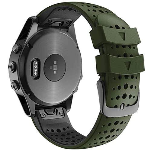 NZVCQVPU 26 22MM Quick Release Watchband Strap for Fenix 7 7X 6 6X Fenix 5 5X 3 3 HR 935 Watch Silicone Easyfit Wrist Band Strap NZVCQVPU 26 22MM Quick Release Watchband Strap for Fenix 7 7X 6 6X Fenix 5 5X 3 3 HR 935 Watch Silicone Easyfit Wrist Band Strap von NZVCQVPU