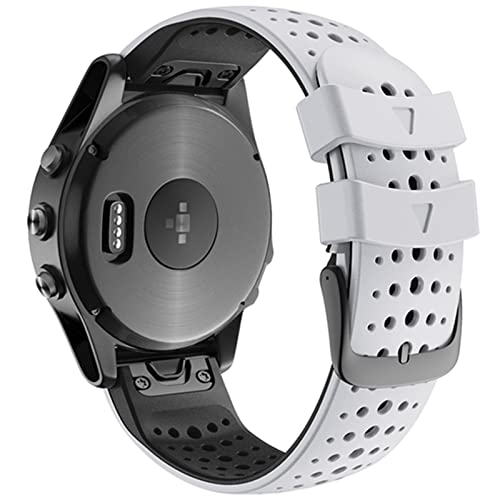 NZVCQVPU 26 22MM Quick Release Watchband Strap for Fenix 7 7X 6 6X Fenix 5 5X 3 3 HR 935 Watch Silicone Easyfit Wrist Band Strap von NZVCQVPU