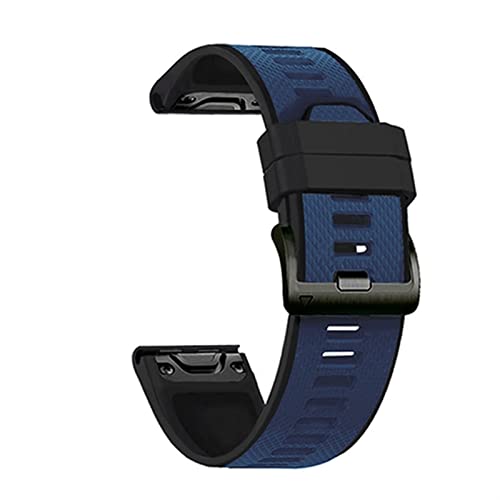 NZVCQVPU 26 22mm Quick Release Watch Band Straps For Fenix 7 7X Easyfit Silicone Wirstband von NZVCQVPU