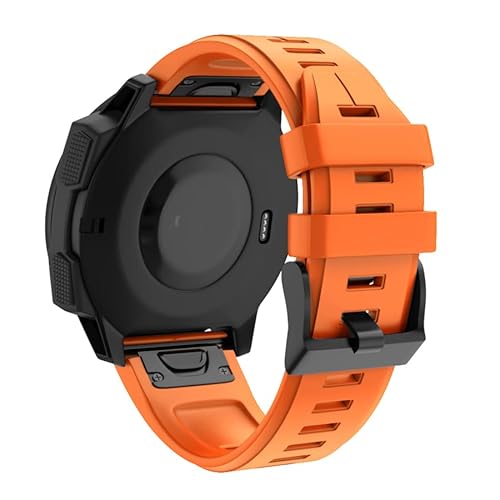 NZVCQVPU 26 22mm Watch Band Strap For Fenix 6 6X Pro/Fenix 7 7X Silicone Easyfit Wrist Strap For Fenix 5X Plus 3HR 935 945 S60 von NZVCQVPU