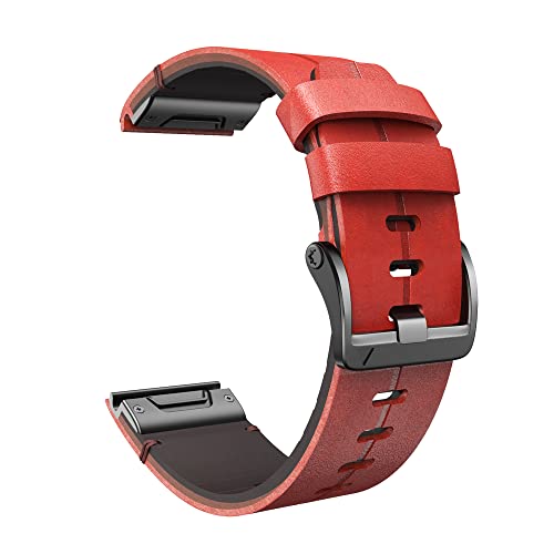 NZVCQVPU 26mm Official Style Watch Strap For Fenix 5 5X Plus 6 6X Pro 3HR Mk2 D2 Wristband Quick Release Genuine Leather Bracelet NZVCQVPU 26mm Official Style Watch Strap For Fenix 5 5X Plus 6 6X Pro 3HR Mk2 D2 Wristband Quick Release Genuine Leather Bracelet von NZVCQVPU