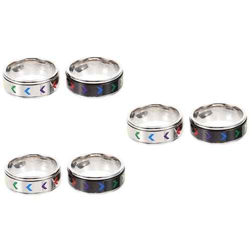 NZVCQVPU 3Sets Regenbogenstolz Männer Frauen bequem und mit schicken besonderen Anlässen 2pcs*3 von NZVCQVPU