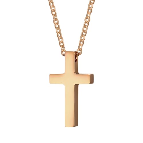 NZVCQVPU Anhänger Halskette für Frauen Edelstahl Rapper Halskette für Männer Mode Kreuz Anhänger, Einheitsgröße, Standard, Standard von NZVCQVPU