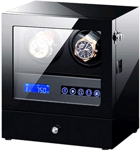 NZVCQVPU Automatic Watch Winder Box Watches and Jewelry Storage Drawer LCD Touch Screen Control with LED Backlight Quiet Motor Beautiful Scenery NZVCQVPU Automatic Watch Winder Box Watches and Jewelry Storage Drawer LCD Touch Screen Control with LED Backlight Quiet Motor Beautiful Scenery von NZVCQVPU