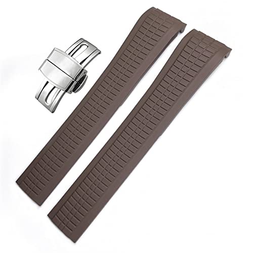 NZVCQVPU Colorful Fluorous Rubber Watch Band For 5164A 5167A Series Butterfly Buckle Rubber Watch Strap NZVCQVPU Colorful Fluorous Rubber Watch Band For 5164A 5167A Series Butterfly Buckle Rubber Watch Strap von NZVCQVPU